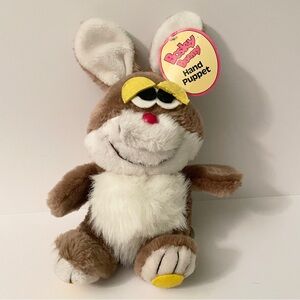 VTG 1981 Bosley Bunny Hand Puppet Spearhead Marketing NWT Retro 80s Plush